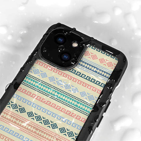 Summer Pattern iPhone 13 Mini Waterproof Case