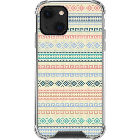 Summer Pattern iPhone 14 Plus Clear Case