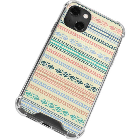 Summer Pattern iPhone 14 Plus Clear Case