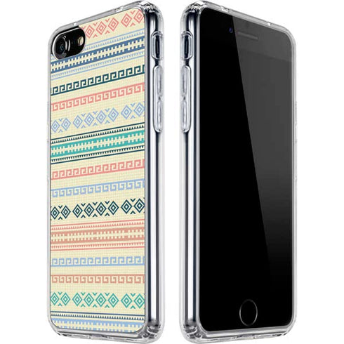 Summer Pattern iPhone SE (2nd & 3rd Gen) Clear Case