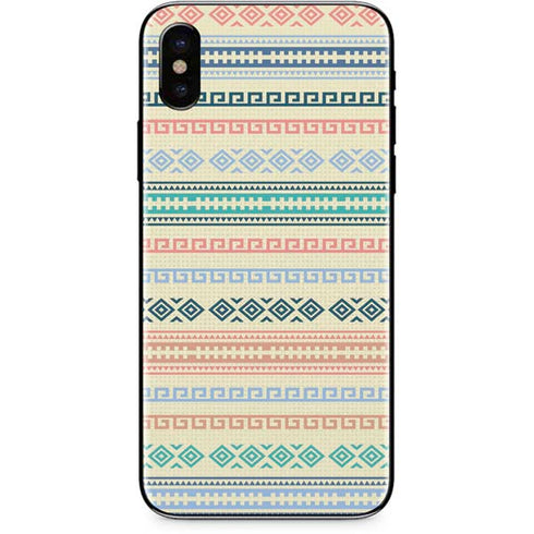 Summer Pattern iPhone X Skin