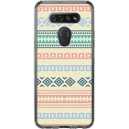 Summer Pattern LG K51/Q51 Clear Case