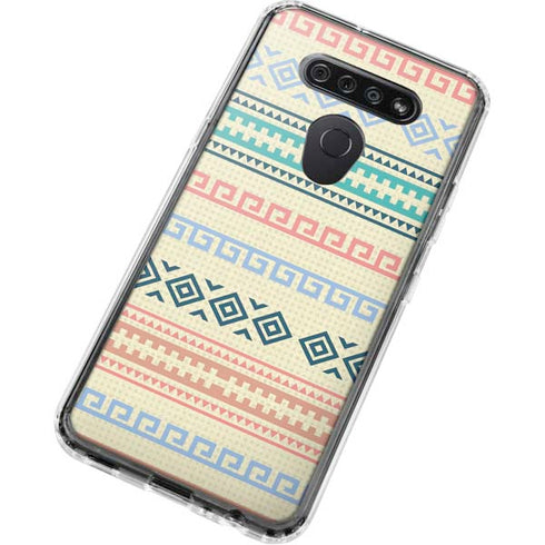 Summer Pattern LG K51/Q51 Clear Case