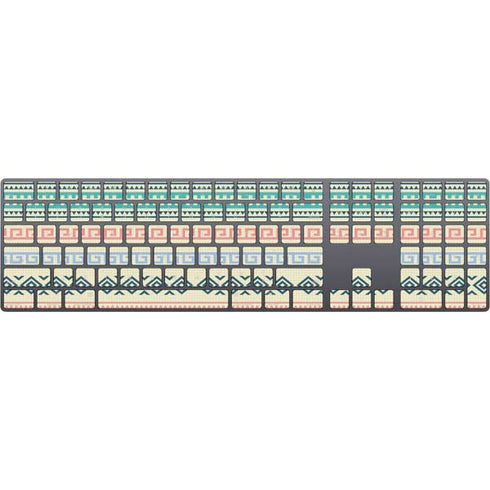 Summer Pattern Magic Keyboard with Numeric Keypad Skin
