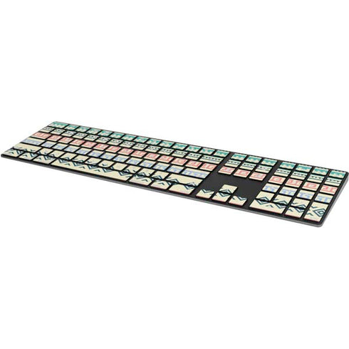 Summer Pattern Magic Keyboard with Numeric Keypad Skin
