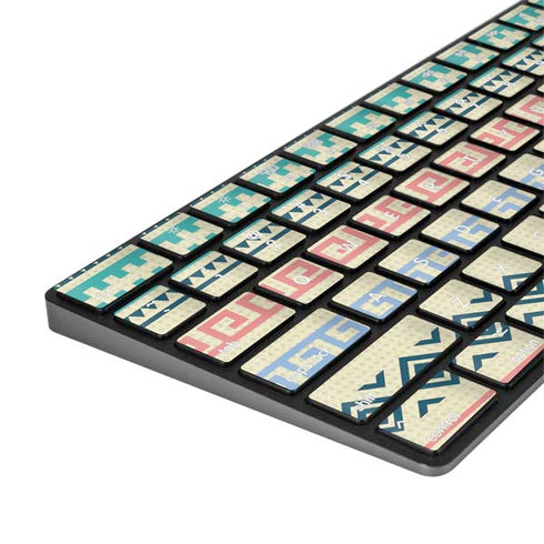 Summer Pattern Magic Keyboard with Numeric Keypad Skin