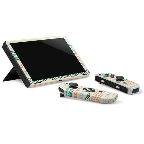 Summer Pattern Nintendo Switch OLED (2021) Skin