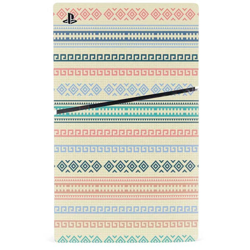 Summer Pattern PS5 Slim Digital Edition Console Skin