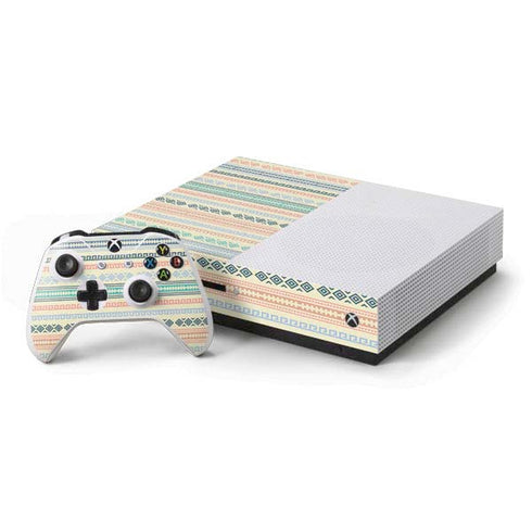 Summer Pattern Xbox One S Console and Controller Bundle Skin