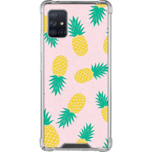 Summer Pineapples Galaxy A51 5G Clear Case