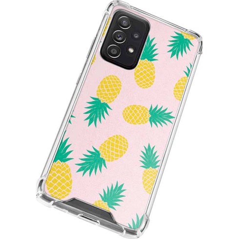 Summer Pineapples Galaxy A52 5G Clear Case