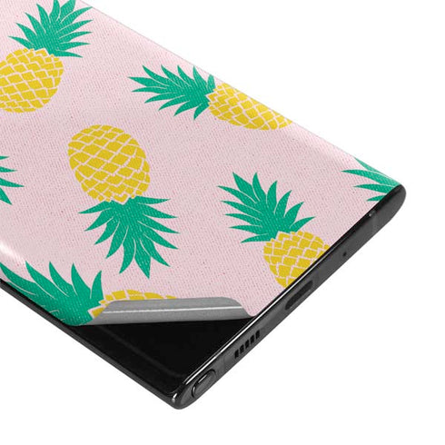 Summer Pineapples Galaxy Note 10 Plus Skin