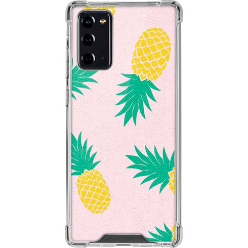 Summer Pineapples Galaxy Note20 5G Clear Case