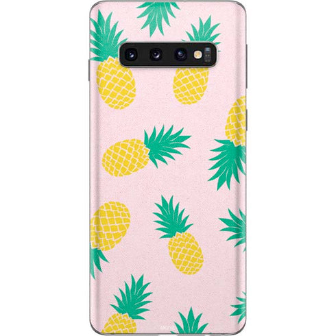 Summer Pineapples Galaxy S10 Skin