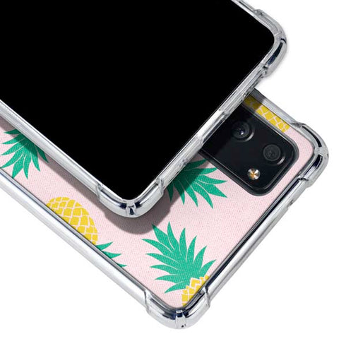 Summer Pineapples Galaxy S20 FE Clear Case