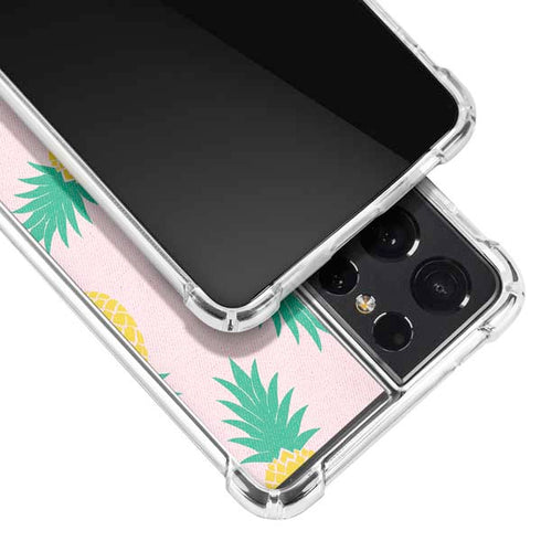 Summer Pineapples Galaxy S21 Ultra 5G Clear Case