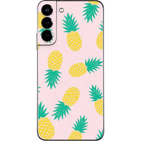 Summer Pineapples Galaxy S22 Plus Skin