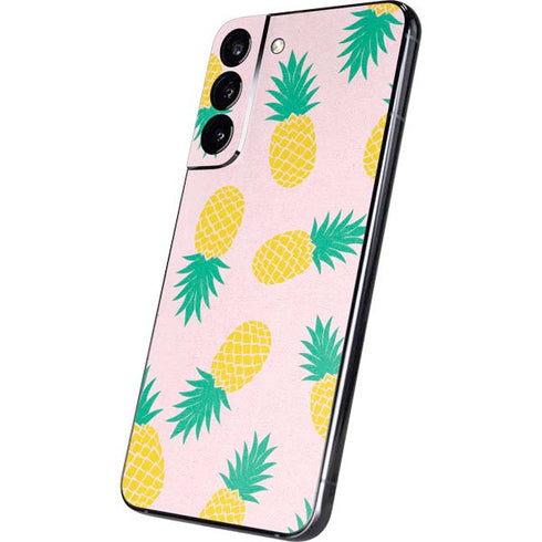 Summer Pineapples Galaxy S22 Plus Skin