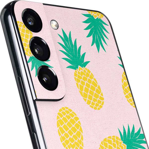 Summer Pineapples Galaxy S22 Plus Skin