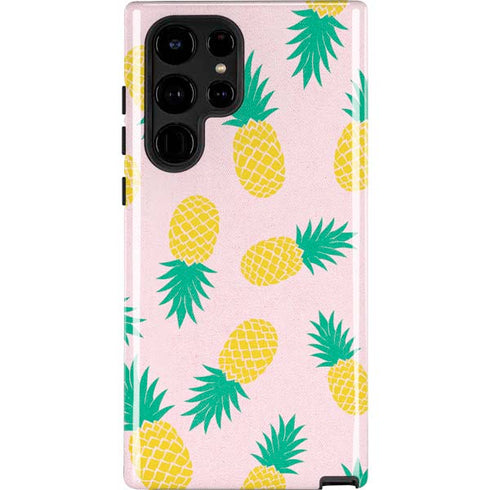 Summer Pineapples Galaxy S22 Ultra Pro Case