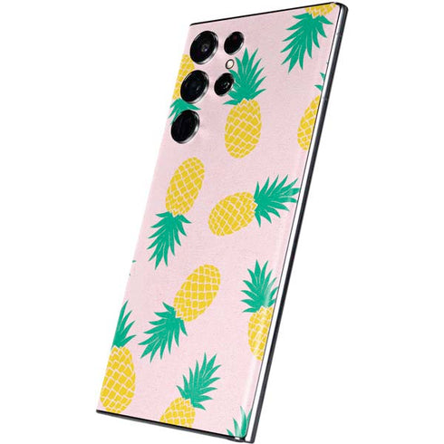 Summer Pineapples Galaxy S22 Ultra Skin