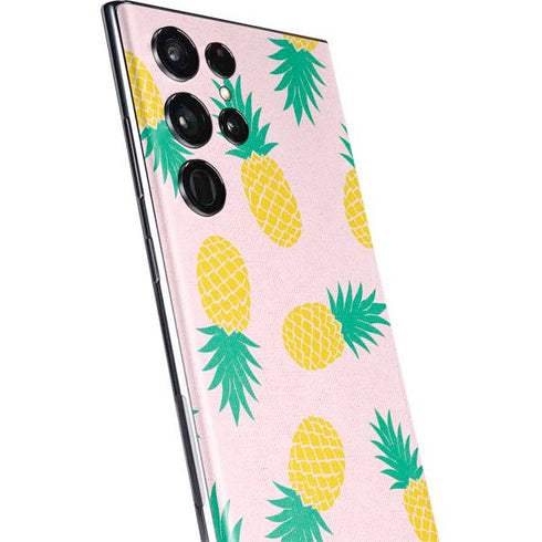 Summer Pineapples Galaxy S22 Ultra Skin