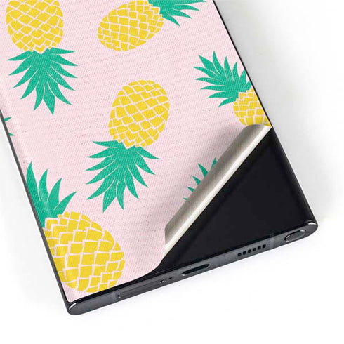 Summer Pineapples Galaxy S22 Ultra Skin