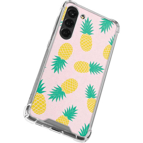 Summer Pineapples Galaxy S23 Plus Clear Case
