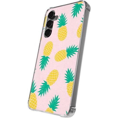 Summer Pineapples Galaxy S24 Plus Clear Case