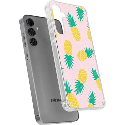 Summer Pineapples Galaxy S24 Plus Clear Case