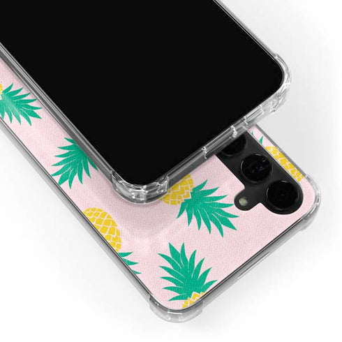 Summer Pineapples Galaxy S24 Plus Clear Case