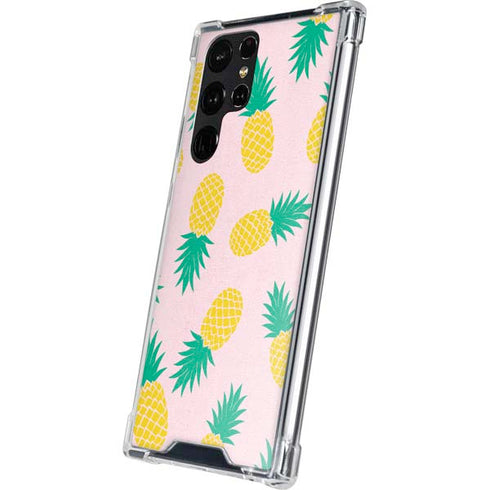 Summer Pineapples Galaxy S24 Ultra Clear Case