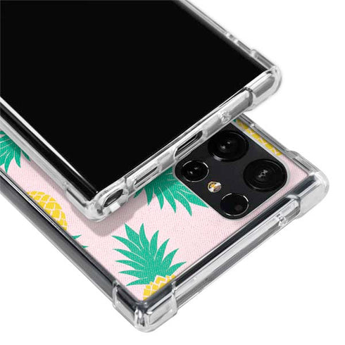 Summer Pineapples Galaxy S24 Ultra Clear Case