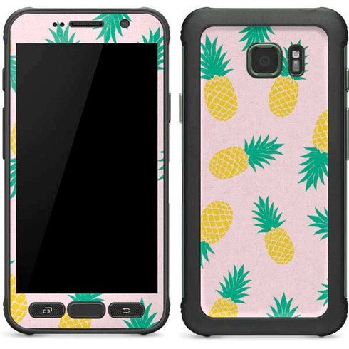 Summer Pineapples Galaxy S7 Active Skin