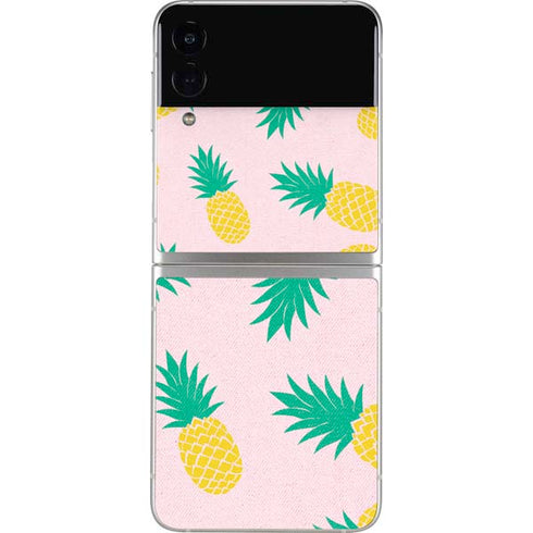 Summer Pineapples Galaxy Z Flip3 5G Skin