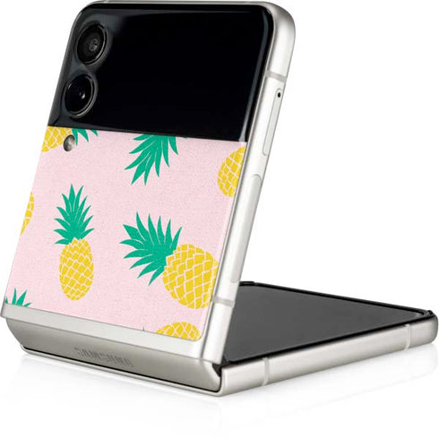 Summer Pineapples Galaxy Z Flip3 5G Skin
