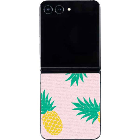 Summer Pineapples Galaxy Z Flip5 5G Skin