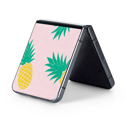 Summer Pineapples Galaxy Z Flip5 5G Skin