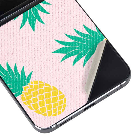 Summer Pineapples Galaxy Z Flip5 5G Skin