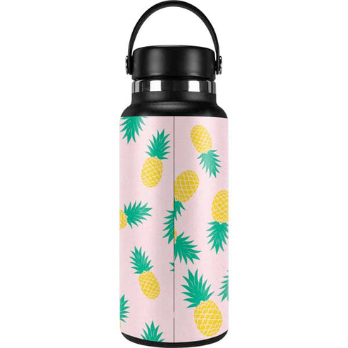 Summer Pineapples Hydro Flask 32oz Wide Mouth Skin