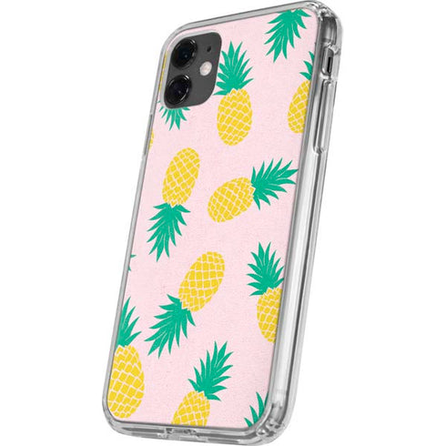 Summer Pineapples iPhone 11 Clear Case