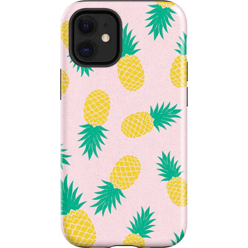 Summer Pineapples iPhone 12 Mini Impact Case