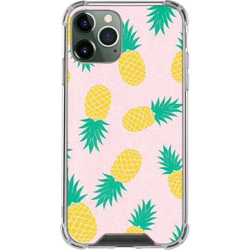 Summer Pineapples iPhone 12 Pro Clear Case