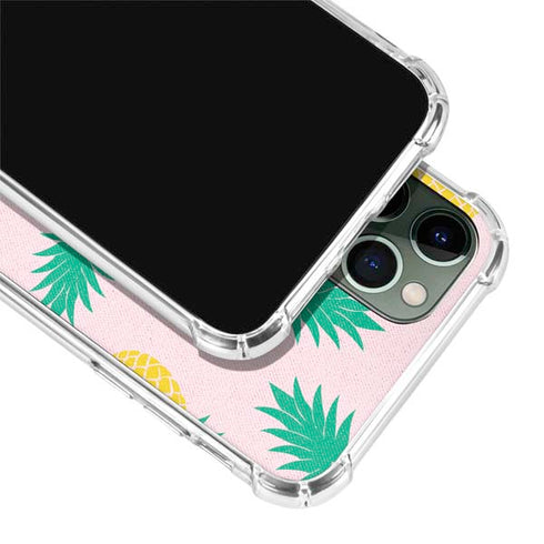 Summer Pineapples iPhone 12 Pro Clear Case