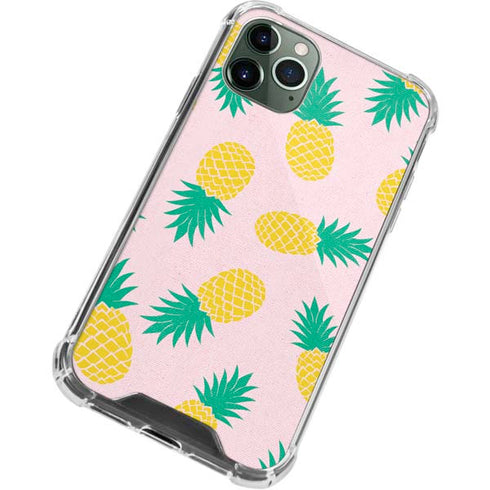 Summer Pineapples iPhone 12 Pro Clear Case