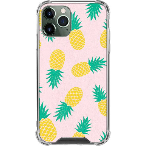 Summer Pineapples iPhone 12 Pro Max Clear Case
