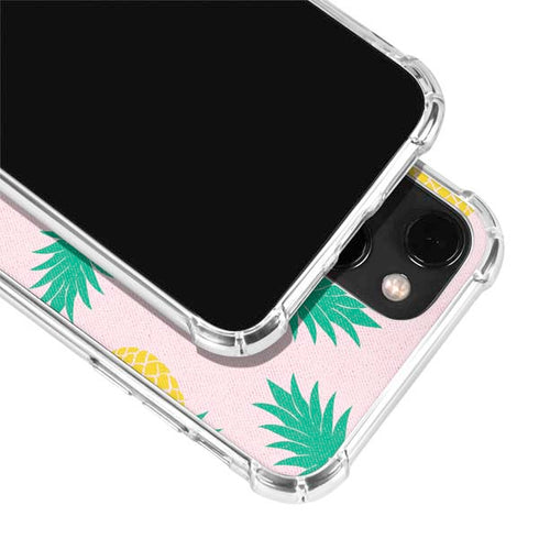 Summer Pineapples iPhone 13 Mini Clear Case