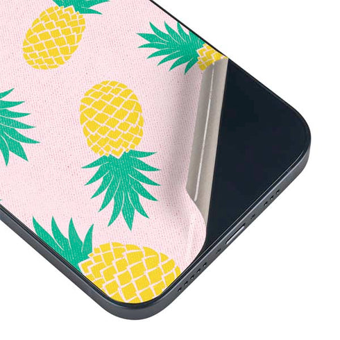 Summer Pineapples iPhone 15 Plus Skin