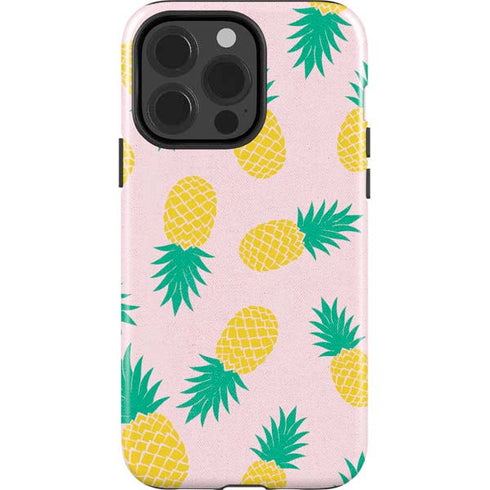 Summer Pineapples iPhone 15 Pro Impact Case