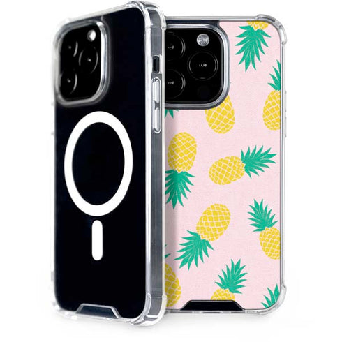 Summer Pineapples iPhone 15 Pro MagSafe Case